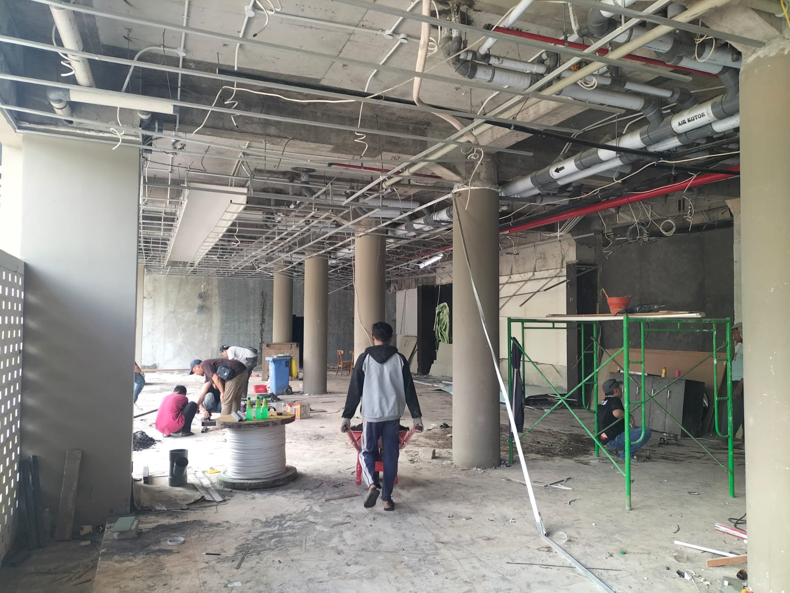 MEP Ceiling Ducting Gedung