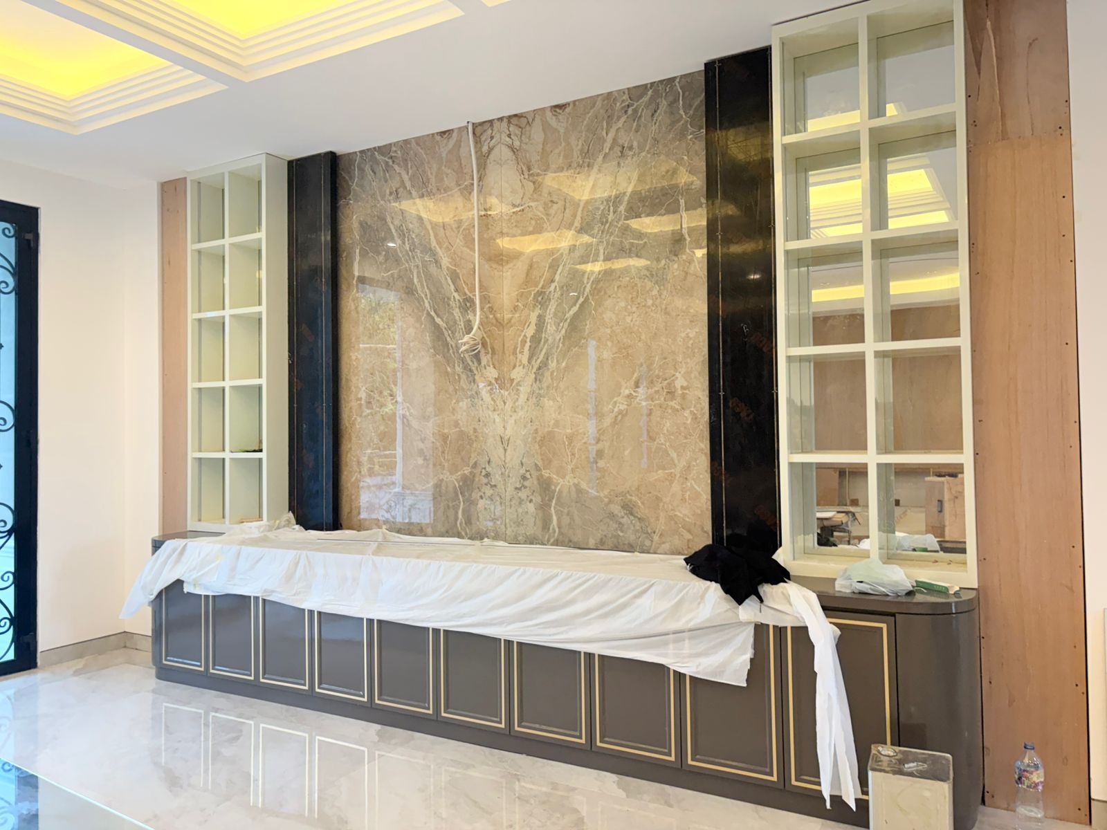 TV Wall Marble Premium